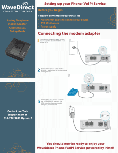 Setting Up Your Phone VoIP Service
